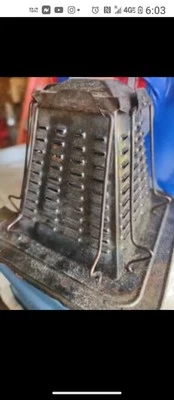  Camp Stove Campfire Pyramid Metal Toaster 4 Slice Primative - Image 1 of 3