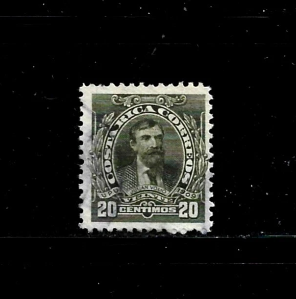Costa Rica Stamp-Scott # 74-20c-Used/H-NG-1910 - Image 1 of 1