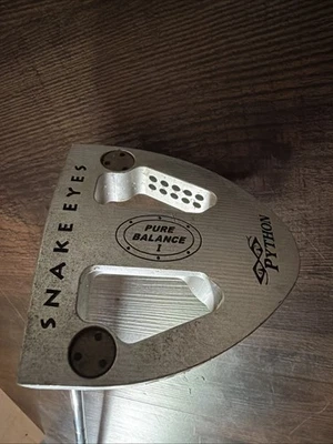 Snake Eyes Python Pure Balance I Mallet Putter  LH Tru Temp Steel - Image 1 of 4