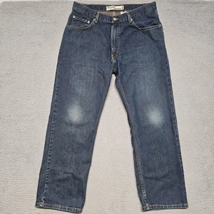 Levis 569 Loose Straight Jeans Herren 36x30 Blau Dark Wash Y2K Skater Baggy Denim - Bild 1 von 17