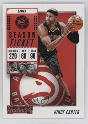 2018-19 Panini Contenders Vince Carter #22 HOF - Image 1 of 2