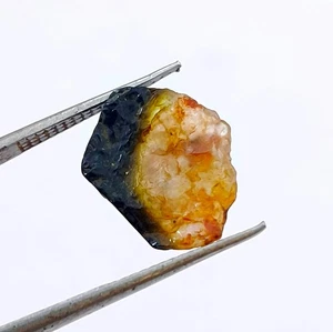 Natural Bi Color Tourmaline Untreated Rough Loose Gemstone K11 - Picture 1 of 15