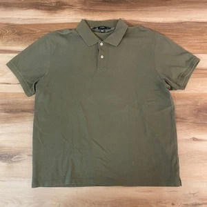 J.Crew Polo Shirt Mens XL Olive Green Cotton Short Sleeve Casual Top - Picture 1 of 11