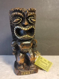 Tótem hawaiano tallado en madera tallado Winner Tiki Hawaii Polynisia Collection - Imagen 1 de 9