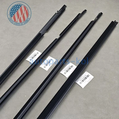 Tiras climáticas OEM de 4 piezas molduras de ventana para Toyota Corolla 2003-2008 NUEVO Foto 1 de 4