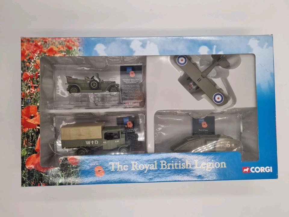 Corgi CSVR01004 The Royal British Legion British Military Models Set NEW - Image 1 of 4