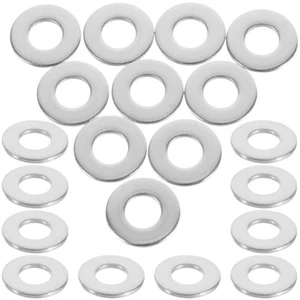 80 Pcs Stainless Steel Flat Washer 1/4 Washers for General Repair - Picture 1 of 12