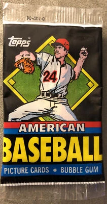 1988 Topps UK Minis American Baseball Pack Larry Sheets (top) George Bell (atrás) Foto 1 de 2