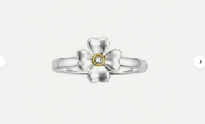 Thomas Sabo silver sweet diamond four leaf clover ring - Picture 1 of 1