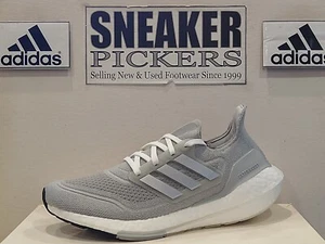 Adidas Women's UltraBOOST 21 Running - Size: 9 - GV7724 - Grey / Silver - NEW ! - Picture 1 of 17