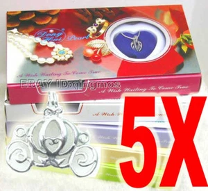 Wish Pearl 5 Mezclas Collar Colgante para Mujer Ostra Perla Collar Perla Regalo Caja Set - Imagen 1 de 11