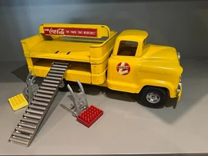 GMC Coca Cola Vintage Toy Truck, Excellent Condition, Yellow w/ Red Accents - Picture 1 of 7