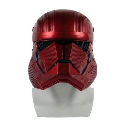 Star Wars 9 The Rise of Skywalker Sith Trooper Red Helmet Cosplay Halloween Prop - Image 1 of 4