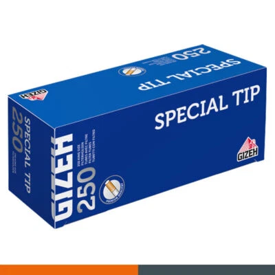 Gizeh Special Tip 250 Hülsen Filterhülsen Zigarettenhülsen - Bild 1 von 2