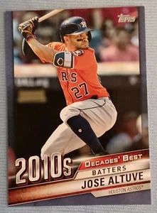 2020 Topps Update Decades Best Batters Blue Jose Altuve #DB-80 - Picture 1 of 3