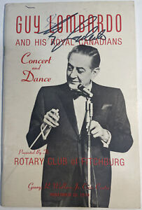 1970 Program Guy Lombardo and His Royal Canadians Wallace Center Fitchburg