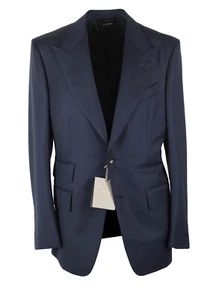 Traje TOM FORD Windsor Signature Azul Sólido Talla 48 IT / 38R EE. UU. Nuevo Con Etiquetas - Imagen 1 de 8