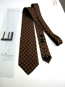 Dunhill London New Paisley Made IN Italy 100% Silk Original Genuine - Picture 1 of 4
