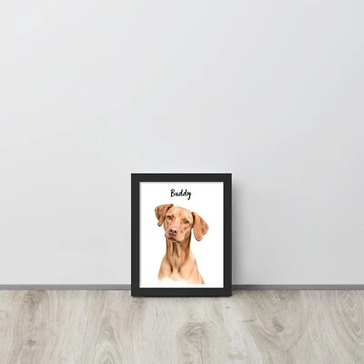 Retrato de mascota personalizado | Pintura acuarela perro o gato | Memoria personalizada de mascotas Foto 1 de 4