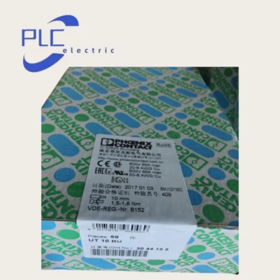 3044188 10PCS NEW Phoenix UT 10 BU Straight-through Terminal 1000V 57A 2Ports - Image 1 of 3