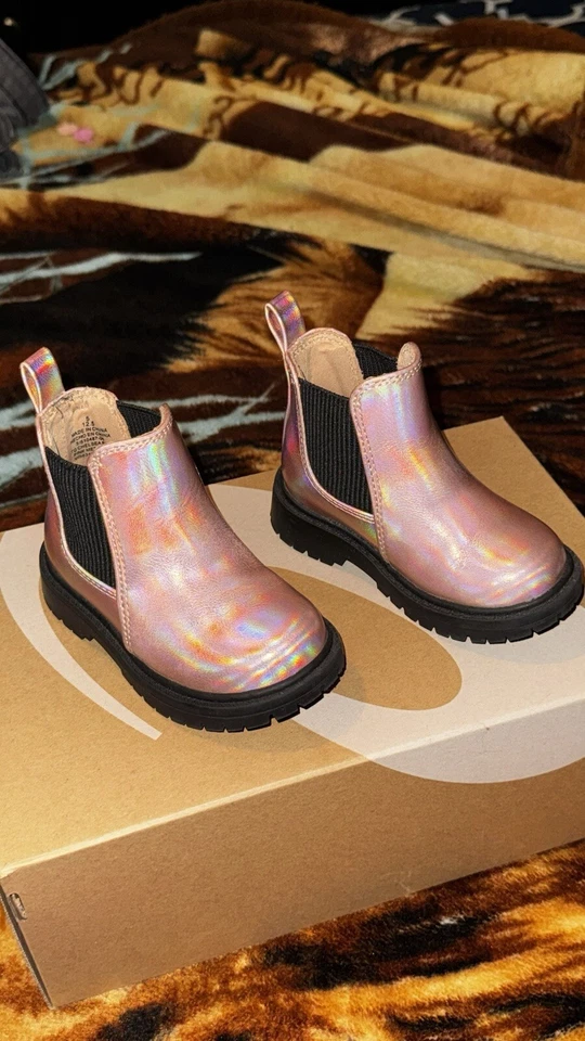 Botas Chelsea ROSADAS para niños pequeños, buena calidad  Foto 1 de 3