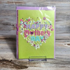 Papyrus Mothers Day Cards "Happy Mothers Day" Kraft Style Design Hilary Yafai - Picture 1 of 3
