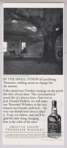 Jack Daniel's whiskey '90s PRINT AD sitting on porch alcohol advertisement 1990s - Picture 1 of 1