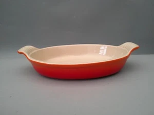 Le Creuset piatto gratinato gres arancio vulcanico 1L - Foto 1 di 10