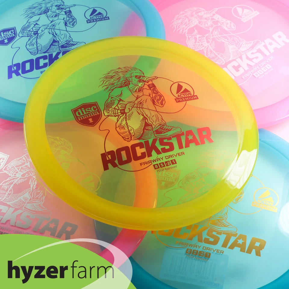 Discmania ACTIVE PREMIUM ROCKSTAR *pick color/weight* Hyzer Farm discgolf driver - Image 1 of 1