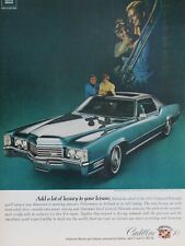 1970 Cadillac Eldorado Vintage Original Print Ad 8.5 x 11