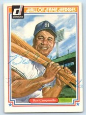 1983 Donruss #39 Roy Campanella Signed Card NM