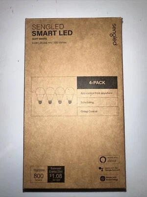 Sengled Element Plus A19 Programmable LED Smart Bulb - 4 pack - Image 1 of 4