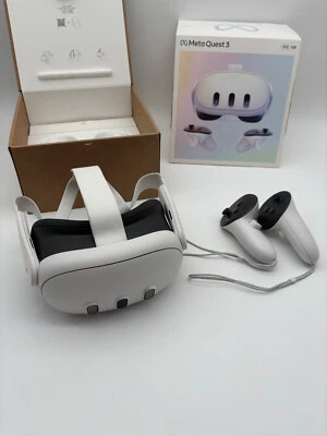Meta Quest 3 512 GB VR Headset Weiß gebraucht OVP inkl. Controller - Bild 1 von 4