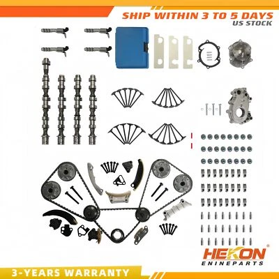 Engine Rebuild Kit Camshafts Kit Fit For Buick Enclave Cadillac CTS XTS GMC 3.0L - Image 1 of 4