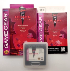 5 in One Fun Pak (Sega Game Gear SGG, 1994) KOMPLETT CIB Authentic mit Reg. CD! - Bild 1 von 13