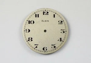 12S Elgin Pocket Watch Metal Dial 1098 - Unique No Seconds - Picture 1 of 2