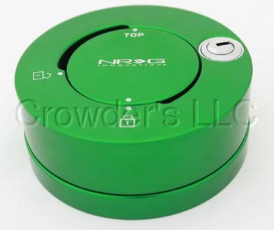 NRG Steering Wheel Quick Lock Kit Gen 2 Green New - Image 1 of 1
