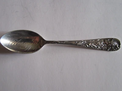 Cuchara de recuerdo Watson Mechanics Indian Handle 5" de plata esterlina Milwaukee Wis. Foto 1 de 4