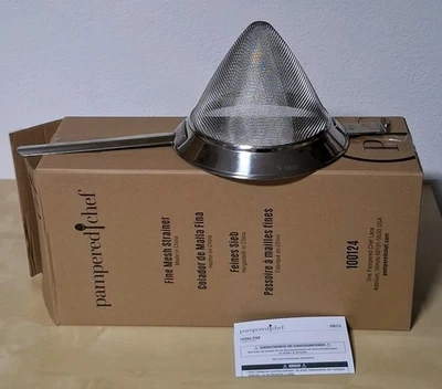Pampered Chef Feines Sieb, Spitzsieb, unbenutzt,  OVP - Bild 1 von 3