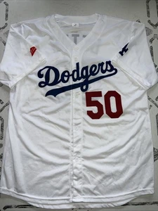 Los Angeles Dodgers #50 MOOKIE BETTS Jersey XL White SGA - Picture 1 of 24