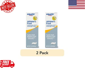 2er Pack Equate Fußpilz Antimykotische Creme, je 2 Unzen BRANDNEU IM KARTON - Bild 1 von 7