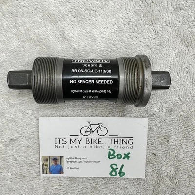 Truvativ Square LE Bottom Bracket | 68 BCD | English Thread | Square Taper - Image 1 of 4