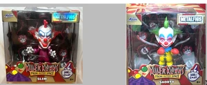 Jada Metalfigs Killer Klowns From Outer Space Figures Shorty and Slim New in Box - Picture 1 of 6