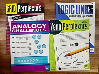 Mindware LOT of 4 Challenge Workbooks - Image 1 of 4