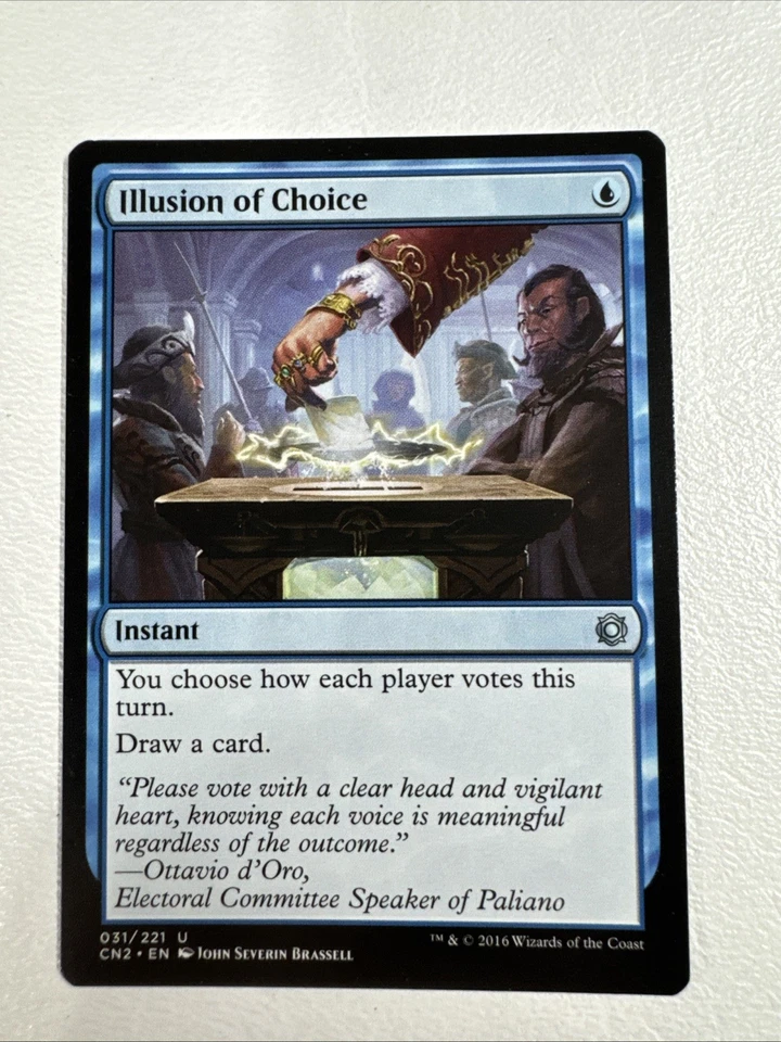 Illusion of Choice - Regular #31 NM Conspiracy: Take the Crown Magic MTG - Image 1 of 1
