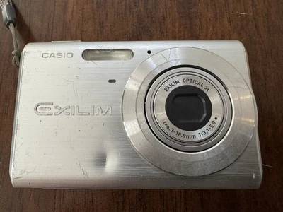 Casio Exilim EX-Z60 6.0MP Digital Camera Silver Untested Unit Only Battery #58 - Image 1 of 4