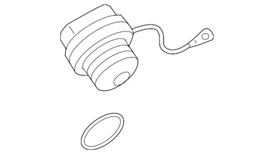 Tapa de combustible original Volkswagen 3C8-201-550-E Foto 1 de 3