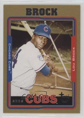 2005 Topps Retired Signature Edition Gold /500 Lou Brock #33 HOF - Image 1 of 2