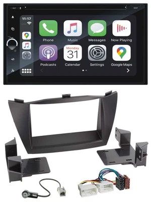 Blaupunkt 2DIN Bluetooth DAB USB DVD MP3 Autoradio für Hyundai ix35 (2010-2013) - Bild 1 von 4