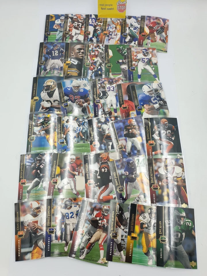 NFL 1994 Upper Deck Team Trading Players Cards - Image 1 of 4